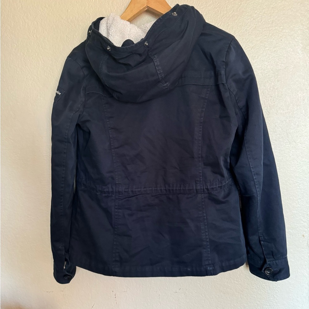 Abercrombie & Fitch Sherpa-Lined Utility Jacket with Hood – Black – Size M - Picture 5 of 5